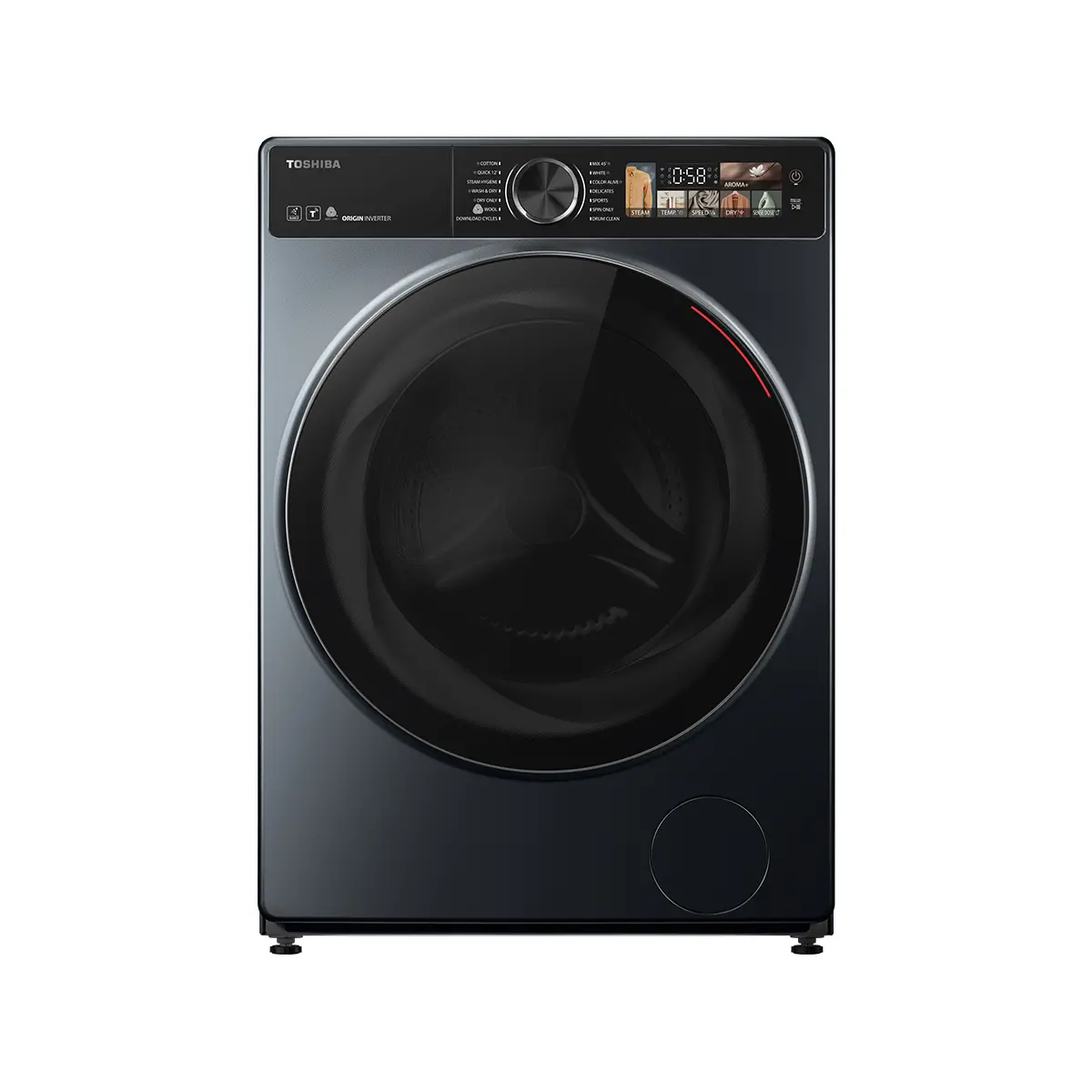 TOSHIBA TWD-T25BZU105MWS(MG) FRONT LOAD WASHER AND DRYER (9.5KG/7KG)