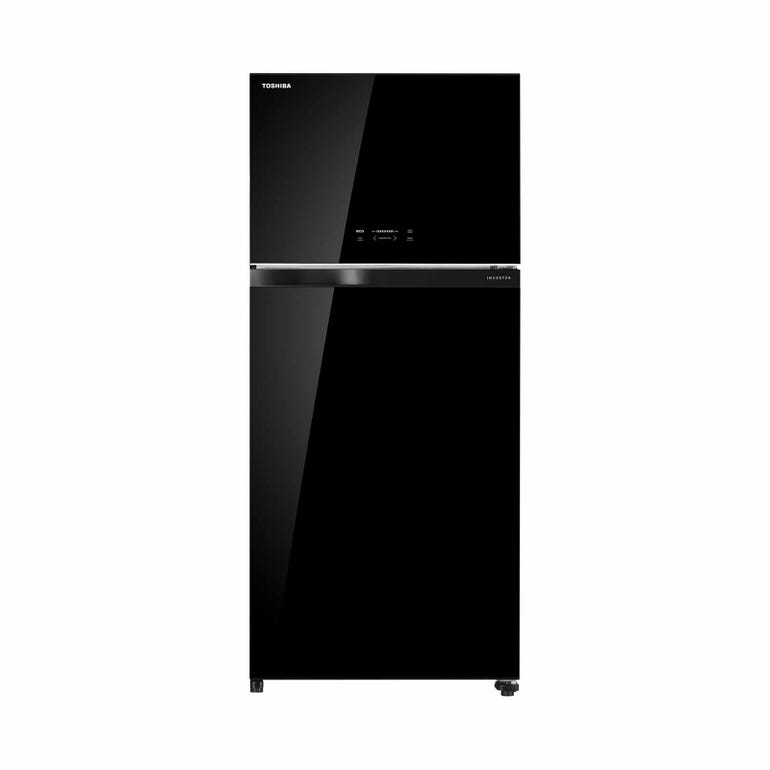 TOSHIBA GR-RT835WE-PGX(XK) 2 DR FRIDGE / REFRIGERATOR (597L) - BLACK GLASS