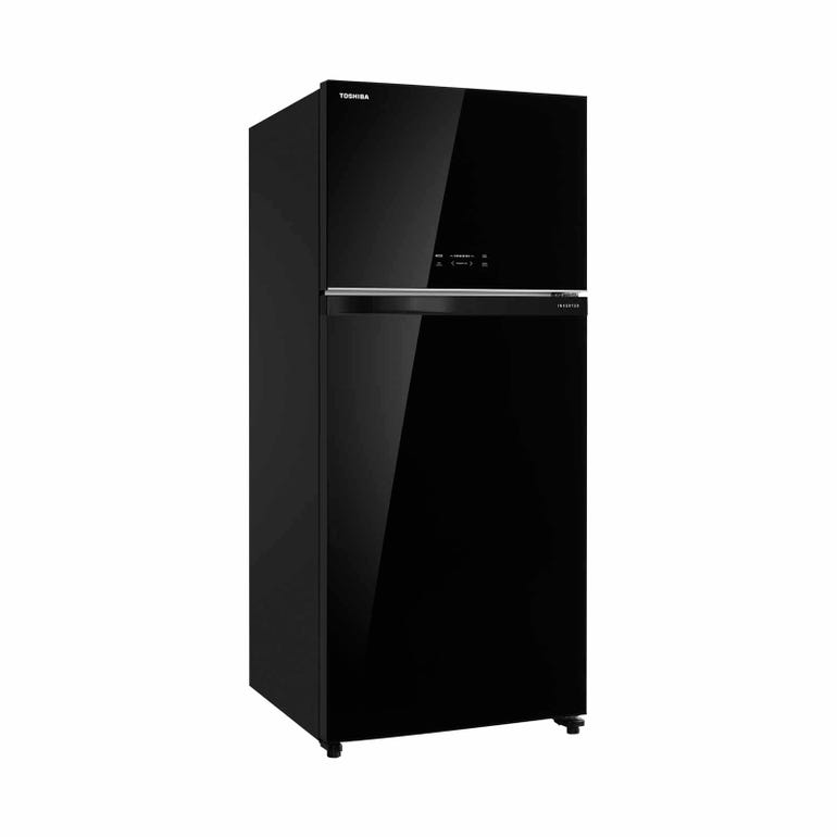 TOSHIBA GR-RT835WE-PGX(XK) 2 DR FRIDGE / REFRIGERATOR (597L) - BLACK GLASS - Image 2