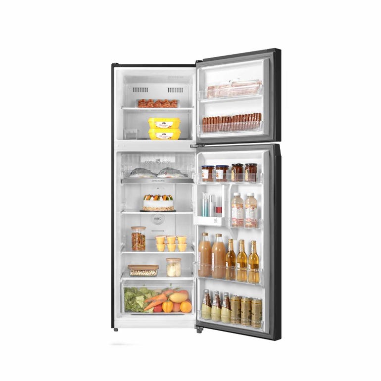 TOSHIBA GR-RT559WE-PMX(22S) 2 DOOR FRIDGE TMF BLACK GLASS (411L) - Image 2