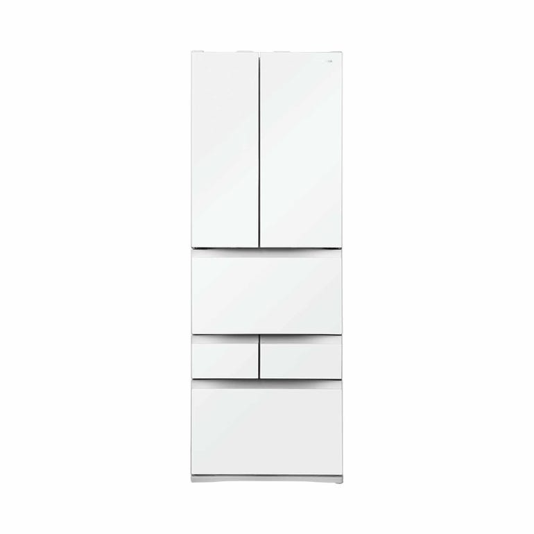 TOSHIBA GR-RM593WE-PGX(B3) MULTIDOOR FRIDGE (451L) - MATT WHITE GLASS