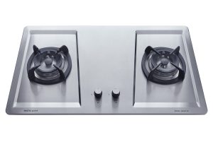 Tecno SR 882SV | SR882SV 2-Burner 86cm Stainless Steel Cooker Hob with Inferno Wok Burner Technology
