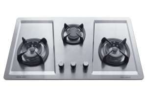 Tecno SR 883SV | SR883SV 3-Burner 86cm Stainless Steel Cooker Hob with Inferno Wok Burner Technology