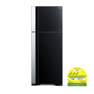 Hitachi R-VG560P7MS [450L] Big 2 Inverter Glass Door Top Freezer Fridge
