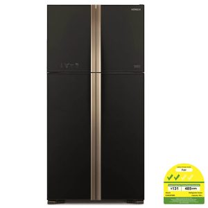 [STOCK LAST] Hitachi R-W635P4MS [509L] Big French 4 Door Glass Fridge