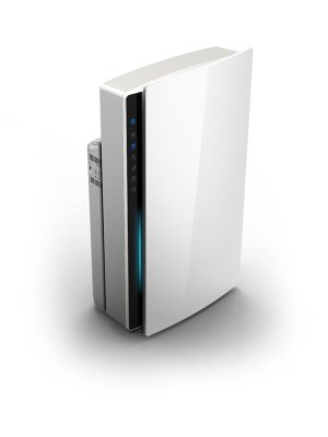 Tecno THF 2408 Air Purifier White w/ Black Panel || HEPA - 4 in 1 Filter