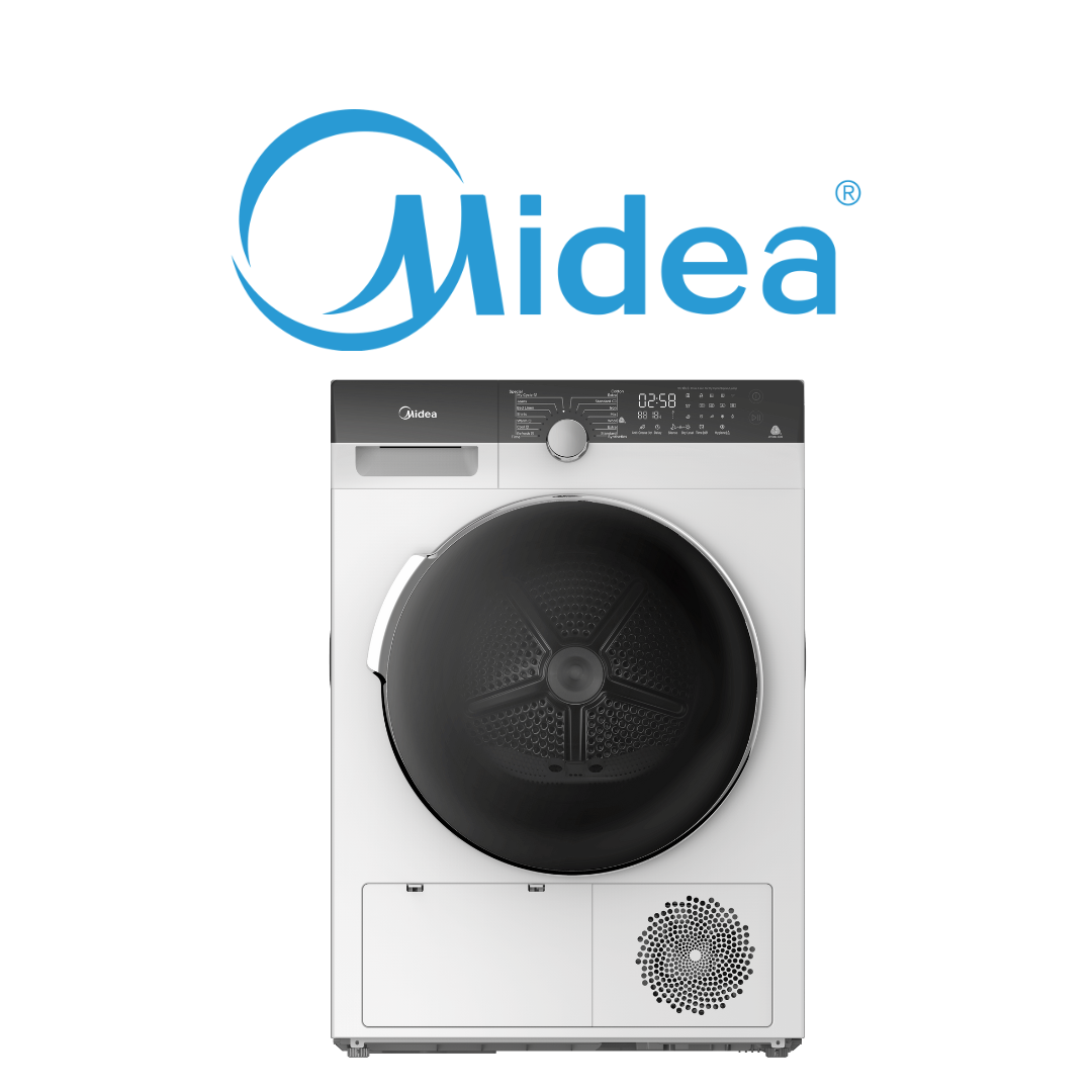 MIDEA MDK888HP WHITE 8KG FRONT LOAD HEAT PUMP DRYER