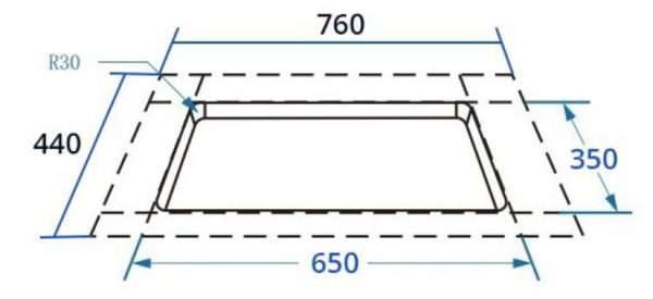 Tecno T 762FLIP-T | T762FLIP-T 2-Burner 76cm Tempered Glass Hob with Flip-Up Burners & Timer - Image 4