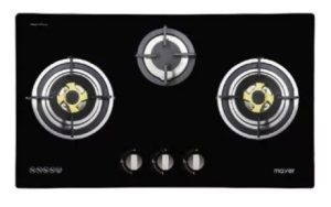 Mayer MMGH883HI 86cm 3 Burner Glass Gas Hob