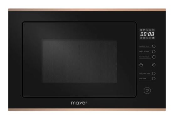 MAYER MMWG30B-RG 25L BUILT-IN MICROWAVE OVEN WITH GRILL