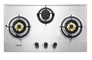 Mayer MMSS773HI 75cm 3 Burner Stainless Steel Gas Hob