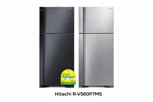 Hitachi R-V560P7MS [450L] Inverter 2 Door Top Freezer Fridge