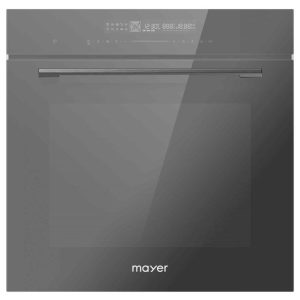 MAYER MMDO15P 75L BUILT IN PYROLYTIC OVEN WITH 14 COOKING FUNCTION (GREY)