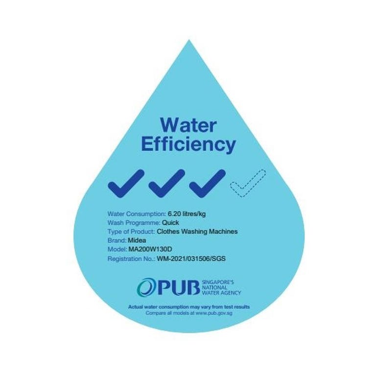 MIDEA MA200W130D 13KG TOP LOAD WASHING MACHINE HEALTH GUARD PLUS - Image 2