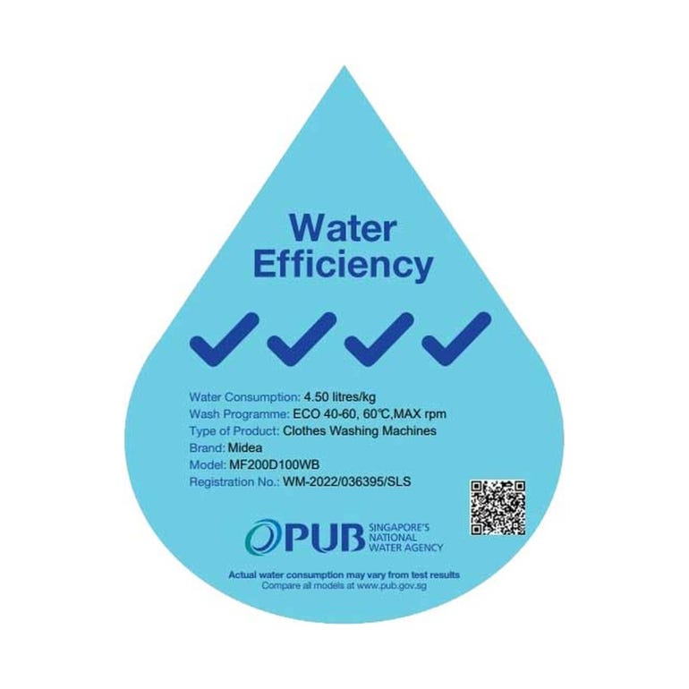 MIDEA 10KG/7KG INVERTER QUATTRO WASHER DRYER COMBO MF200D100WB - Image 2