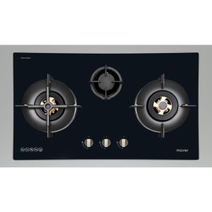 MAYER MMGH7731HI 3 BURNER (76CM) GLASS GAS HOB