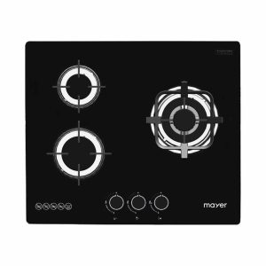MAYER MMGH633HI 60CM 3 BURNER GLASS GAS HOB