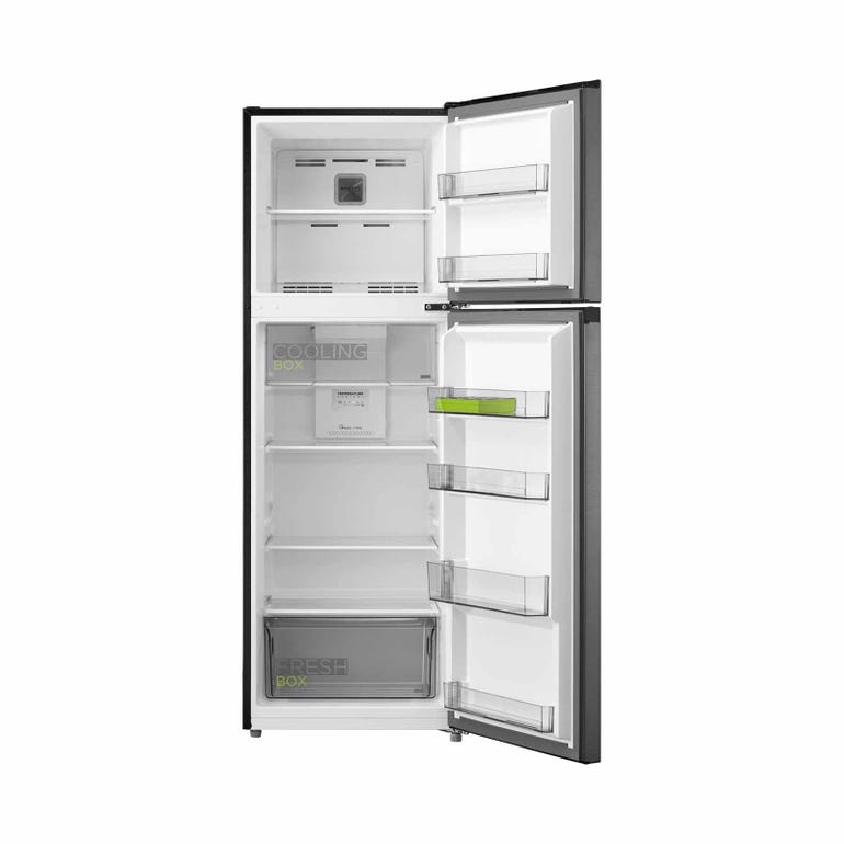 MIDEA MDRT385MTC50-SG 2 DOOR FRIDGE-TOP MOUNT FREEZER (268L) - TMF CRYSTAL SILVER - Image 2