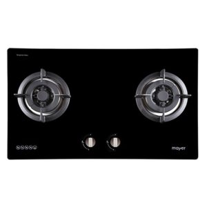 Mayer MMGH772HI 78cm 2 Burner Glass Gas Hob