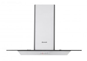 Brandt BHI1944IX Island Hood - Stainless Steel + Glass