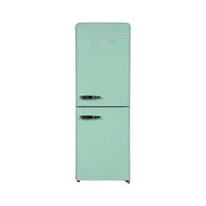 EuropAce ER7178AWH || ER7178AGN [170L] Retro 2 Door Bottom Mount Fridge | No-Frost, Fast Freeze, Fast Cooling, Eco Mode