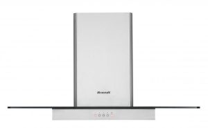 Brandt BHB1944IX Wall Mount Hood - Stainless Steel + Glass