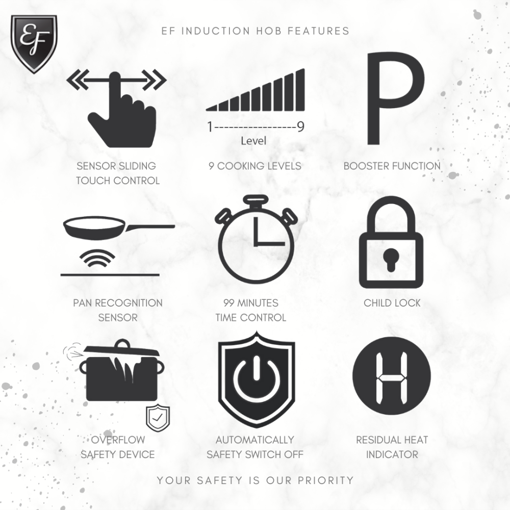 EF HB BI 2722 G | HBBI2722G | Induction Hob 70CM - Image 3