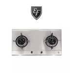 EF EFH 2763 WT VSB 2 BURNER STAINLESS STEEL HOB WITH SAFETY VALVE