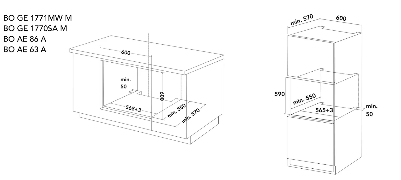 EF BO GE 1771MW M Microwave Combi Oven - Image 4