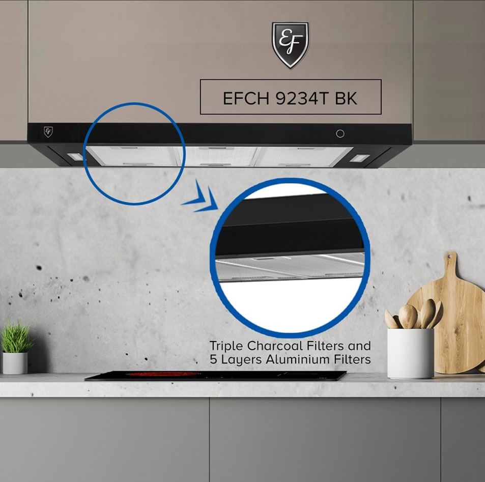 EF EFCH 9234T BK Cooker Hood 90CM - Image 4