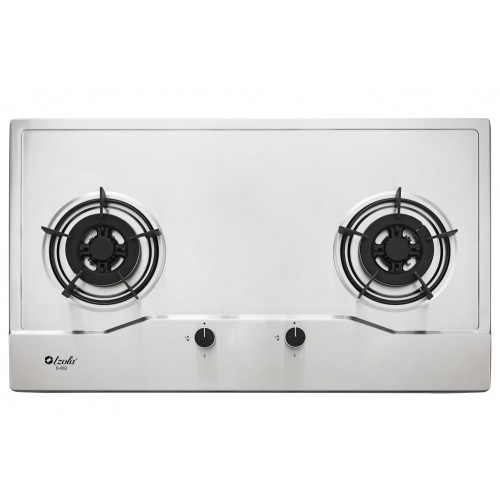 Izola S-862 Stainless Steel 2 Burners Built-in Hob