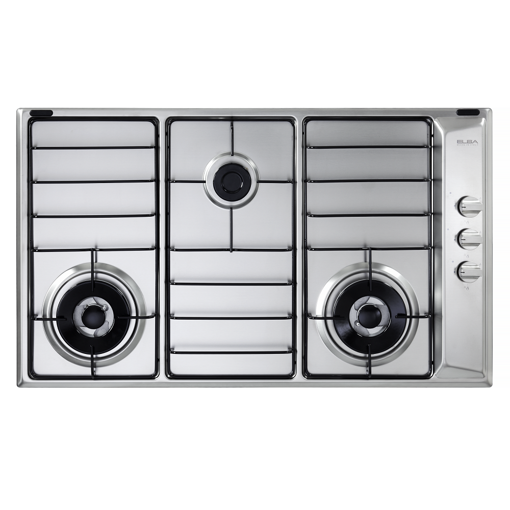 ELBA EHS935D1SB 90CM 3-BURNER GAS HOB