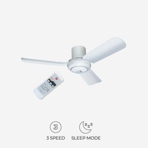 KDK M11SU [44"Inch] 3-Blades Remote Control AC Ceiling Fan