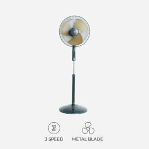 KDK P40US [16"Inch] 3-speed Stand Fan with Metal Blade
