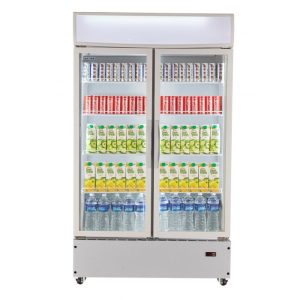 Kadeka KSC-1100W2 [1100L] Upright Chiller Showcase Double Door