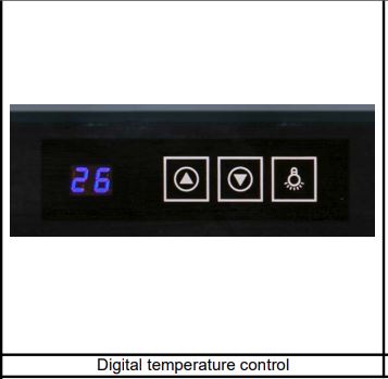 Farfalla FWC-16EC 16 Bottle Wine Cooler (Red Wine only) - Image 3