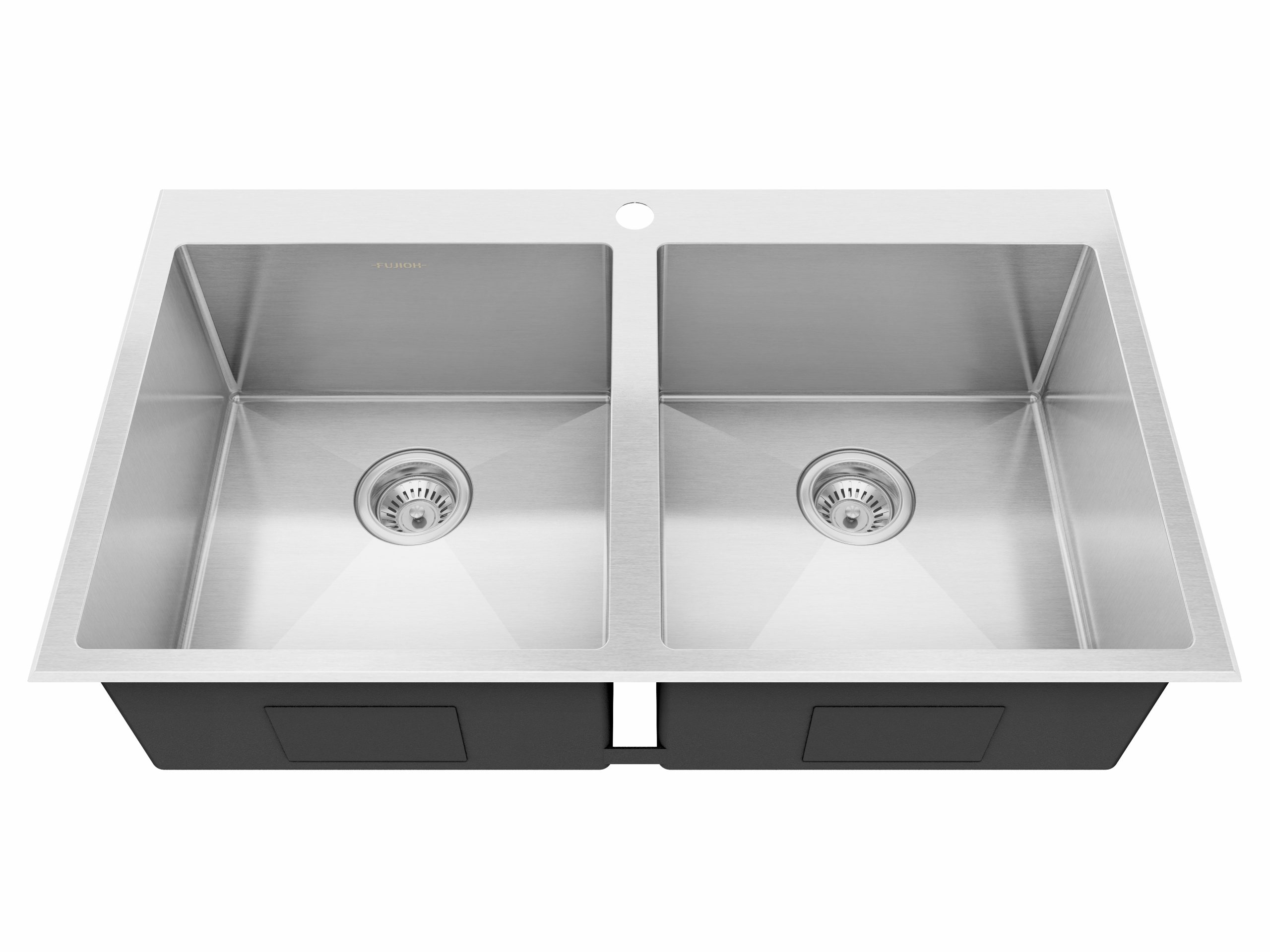 Fujioh FZ-SN50-D39T Top Mount Double Bowl Kitchen Sink