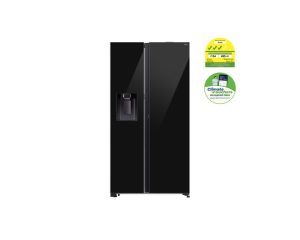 Samsung RS80F65J3BSS [655L] Bespoke AI Refrigerator SBS - AI Energy Mode | Clean Black