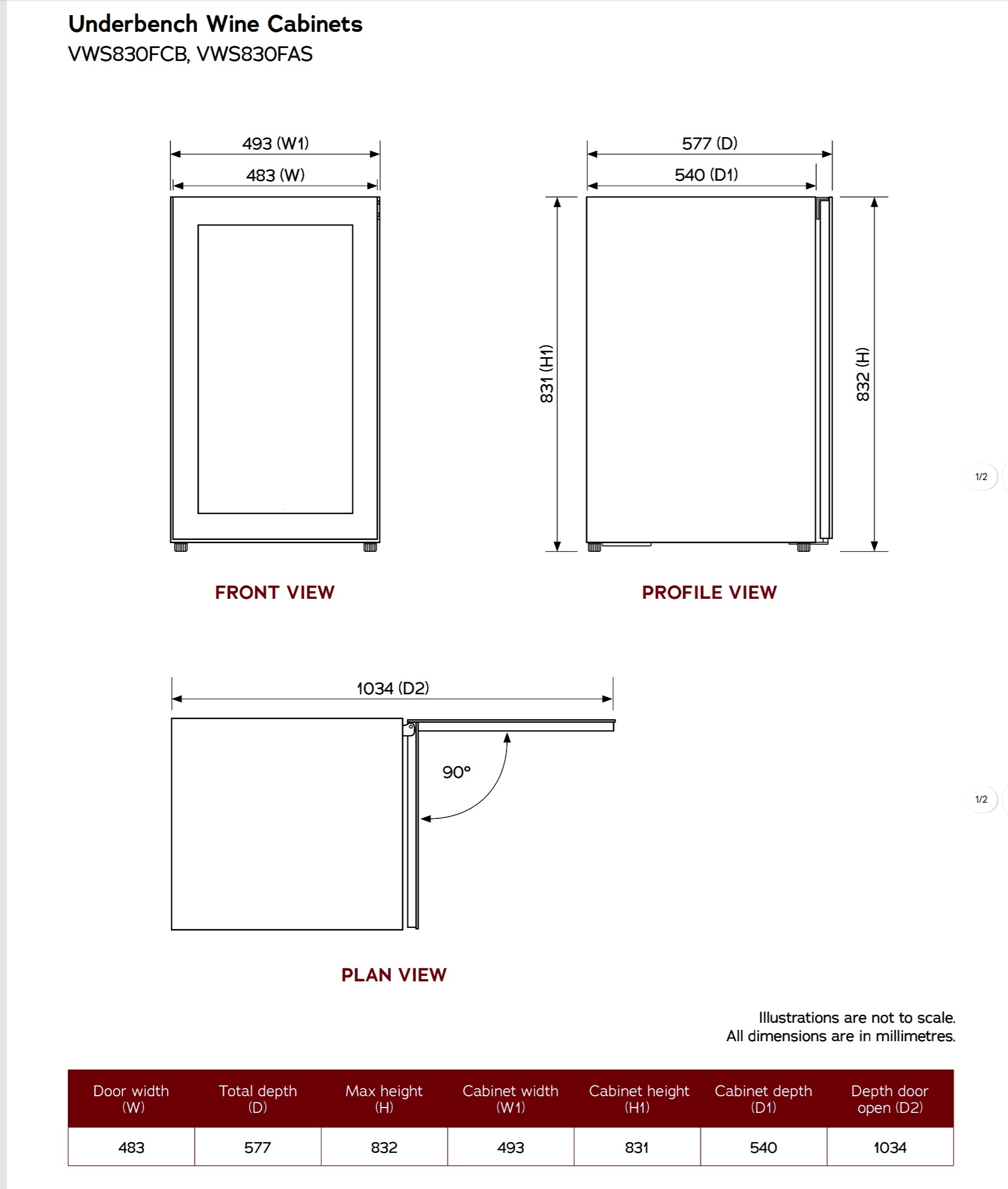 Vintec VWS830FAS-X 35 BOTTLES SINGLE-ZONE WINE CHILLER - Image 7