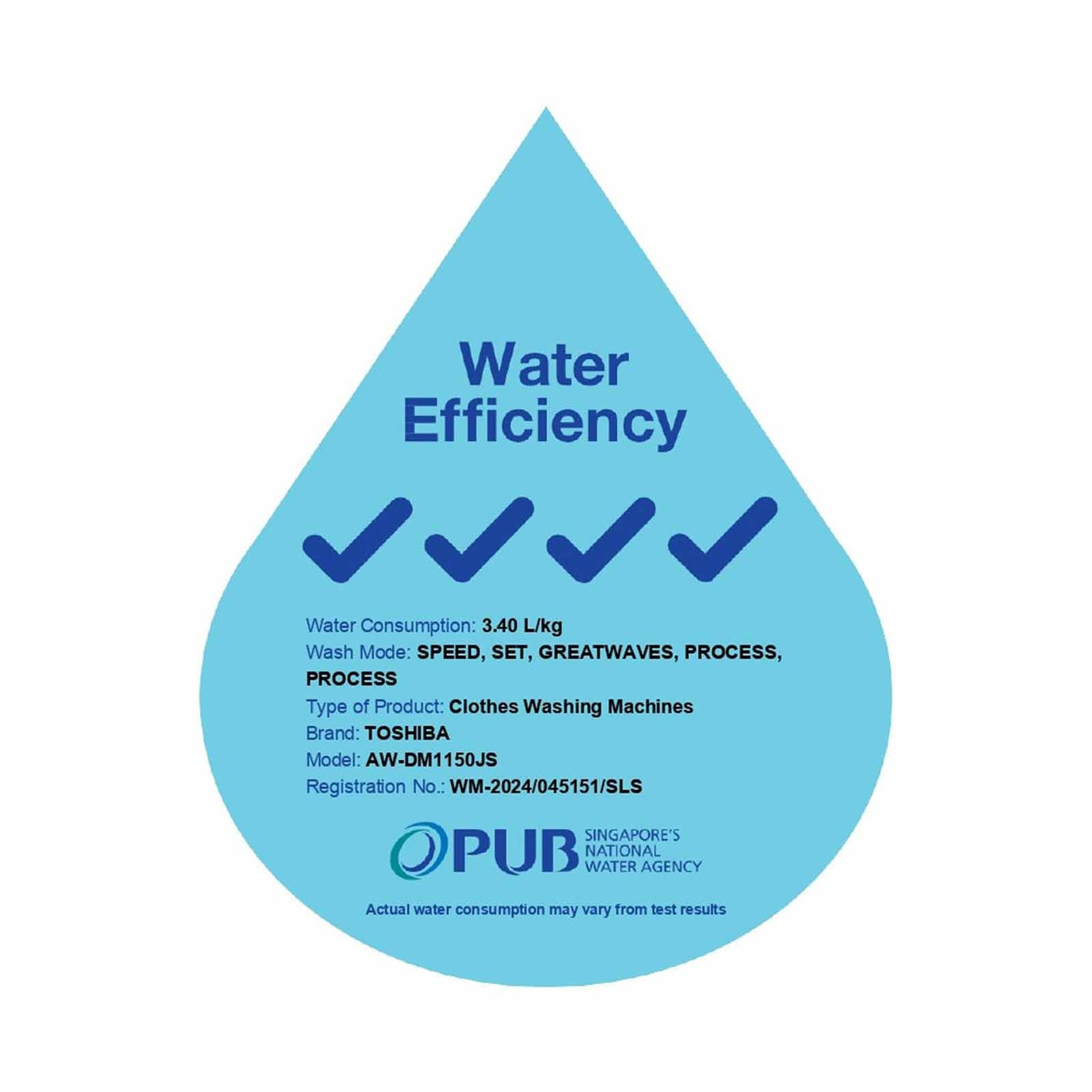 TOSHIBA AW-DM1150JS(MK) TOP LOAD WASHER (10.5KG) - Image 4