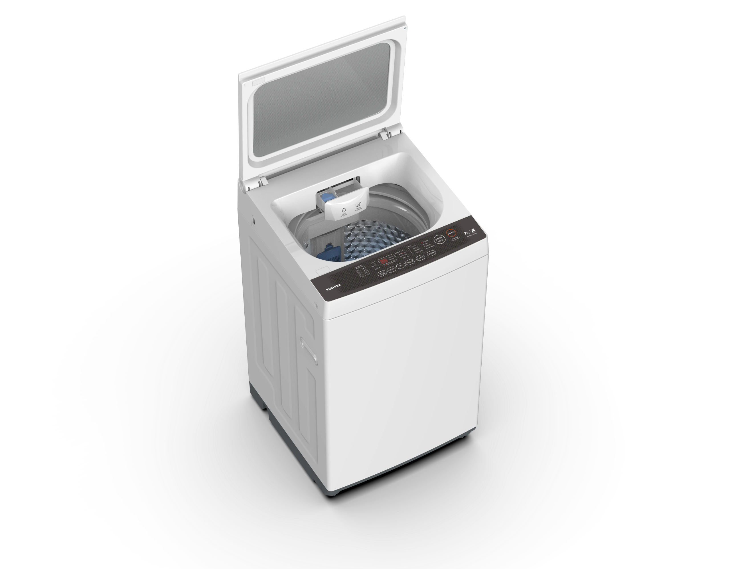 TOSHIBA AW-M901BS(WS) 8KG TOP LOAD WASHER - Image 2