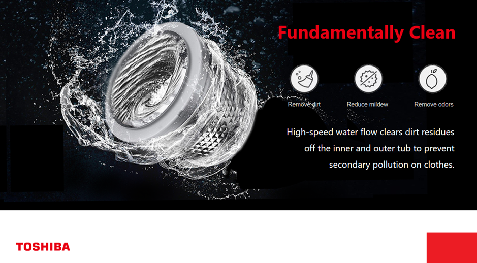 TOSHIBA AW-M901BS(WS) 8KG TOP LOAD WASHER - Image 3