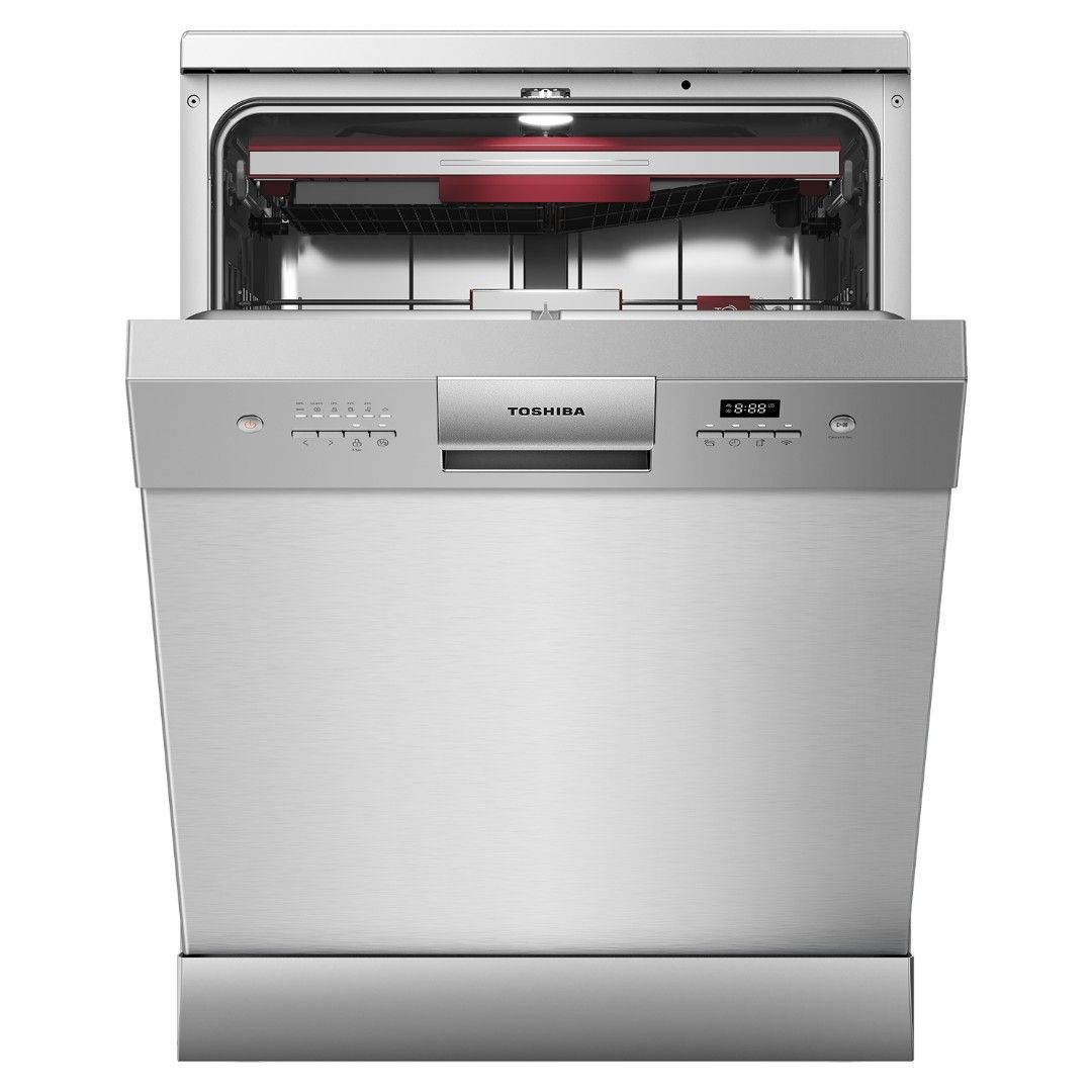 TOSHIBA DW-14F7(SS)-SG Freestanding Dishwasher - Image 2