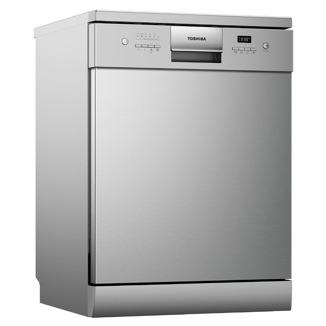 TOSHIBA DW-14F7(SS)-SG Freestanding Dishwasher