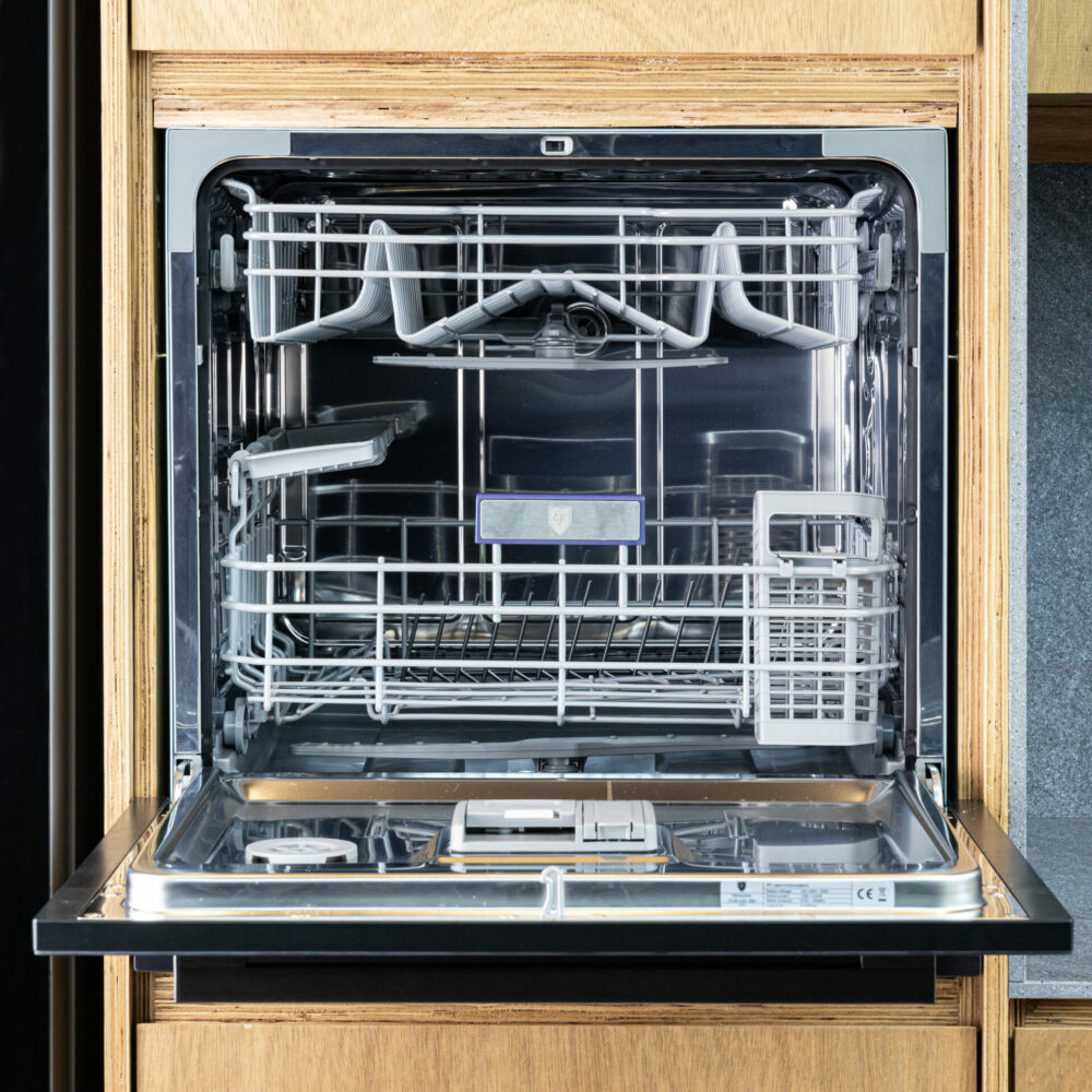 EF EFDW 6081 BSM 60CM 8 PLACE SETTINGS BLACK BUILT-IN DISHWASHER - Image 2