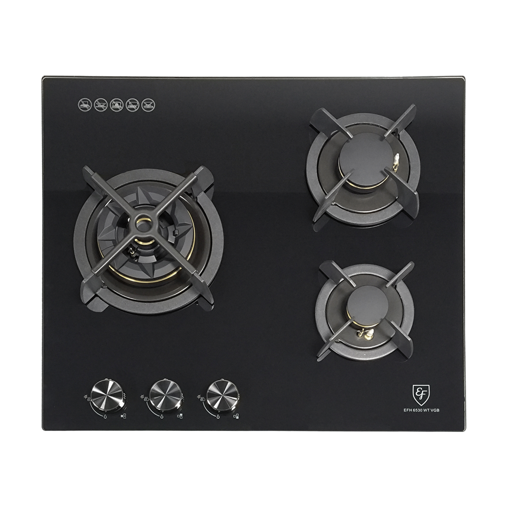 EF EFH 6530 WT VGB 60CM BUILT-IN GAS HOB 3 BURNERS