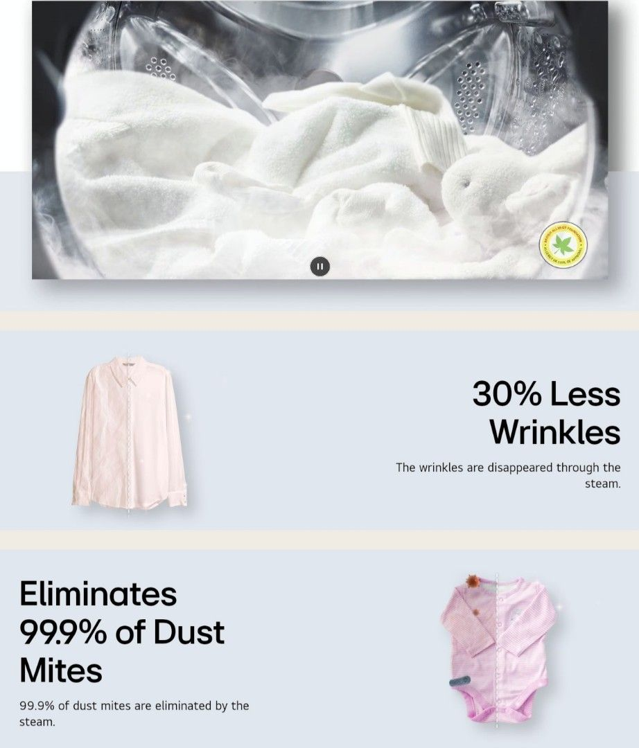 LG FV1410S3WA|10kg, AI Direct Drive Front Load Washing Machine(4 Ticks) - Image 6