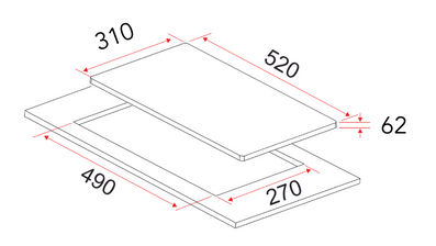 EF HB BI 293 G | HB BI293G | Induction Domino Hob 30CM - Image 4