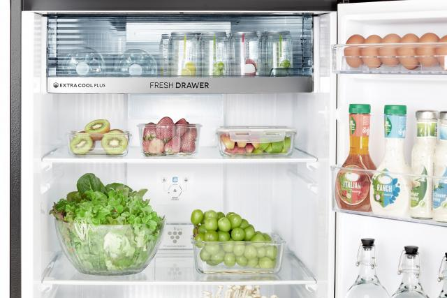 SHARP SJ-RF43E-DARK SILVER / SILVER / WHITE / BLUE / PINK TOP MOUNT FRIDGE / REFRIGERATOR (427L) - Image 5