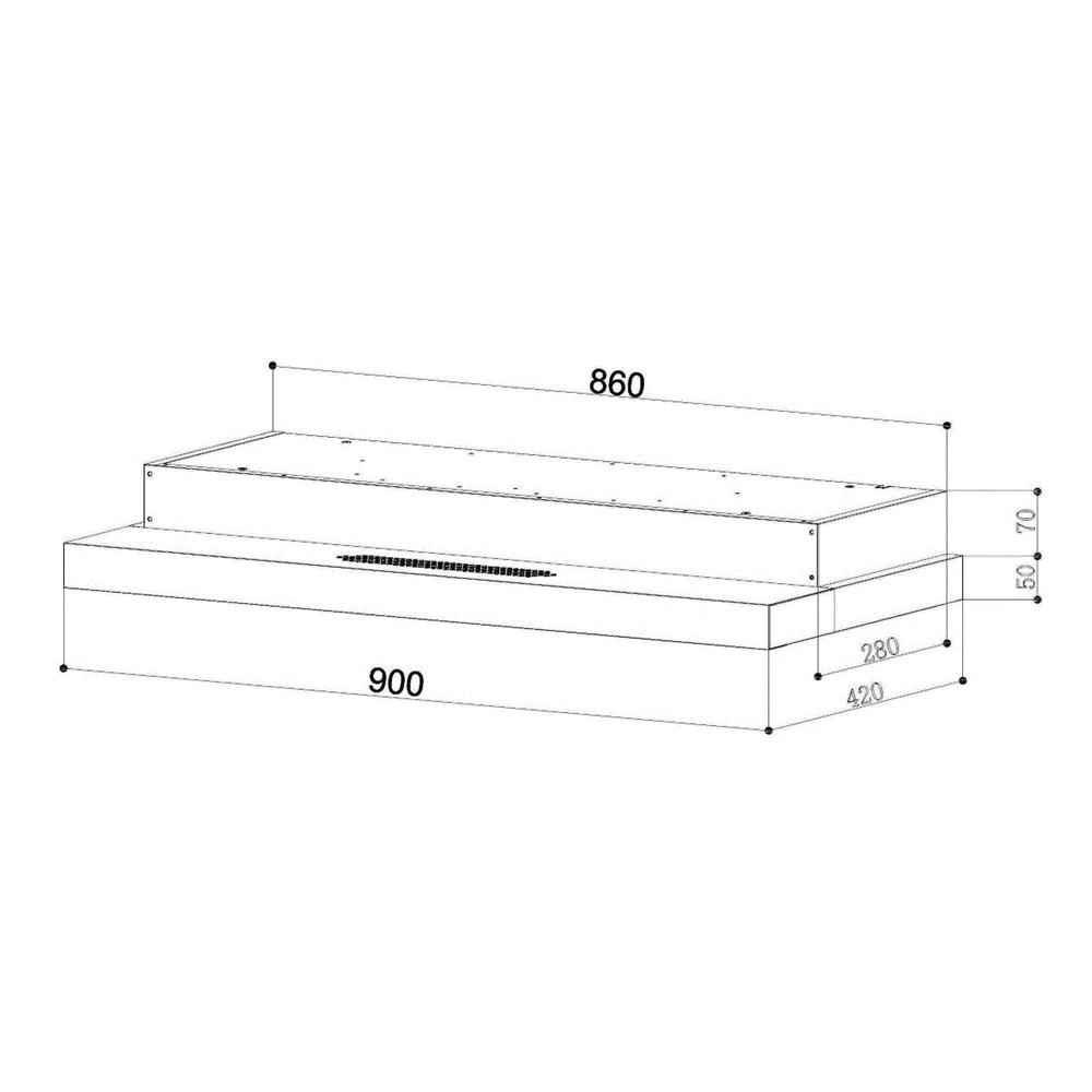 TECNO TH 989-TC3|TH989TC3- Slim Line Cooker Hood with Revolutionary 3-Motor Design - Image 4